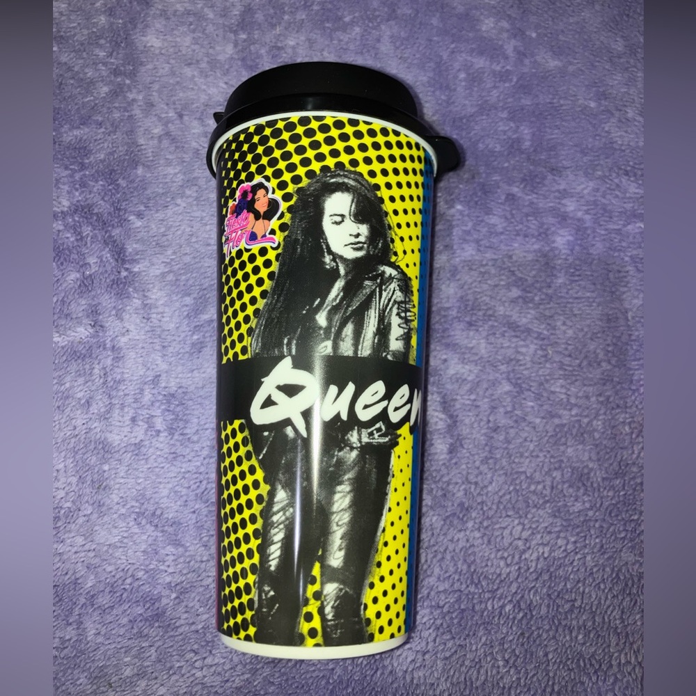 Plastic Selena Quintanilla memorabilia tumbler cup